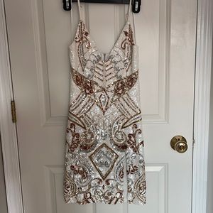 Stunning sequin mini dress